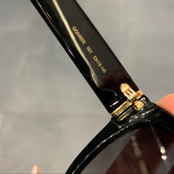 ISO GUCCI black cat eye sunglasses - Picture 3 of 3